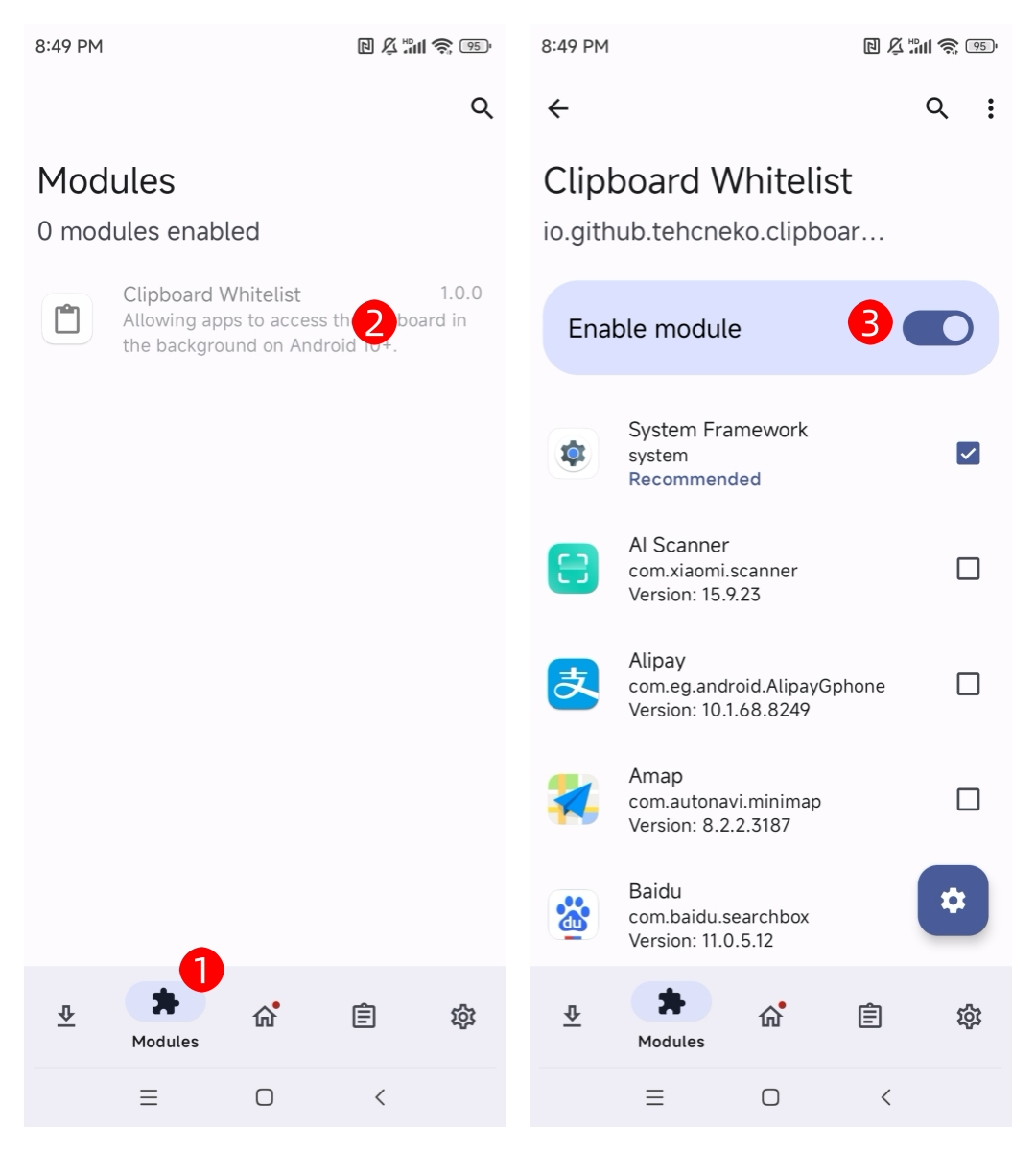 Enable Clipboard Whitelist
